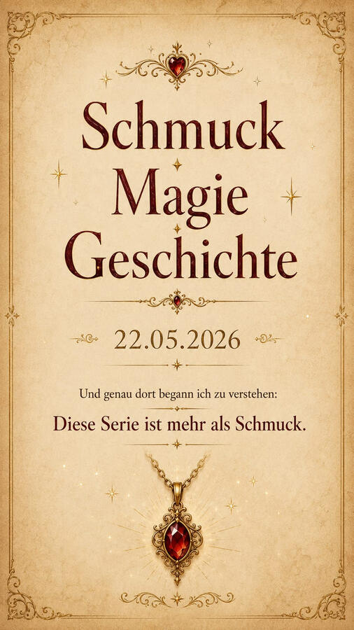 ✨ Schmuck•Magie•Geschichte ✨ Was diese neue Serie aus meiner kleinen Zauberwerkstatt so besonders macht…? Vielleicht genau das, was man nicht planen kann. 🌙 Denn diese Schmuckstücke entstehen nicht nach festen Skizzen. Nicht nach Trends. Nicht nach ein Schmuck•Magie•Geschichte ✨️ warum so besonders?